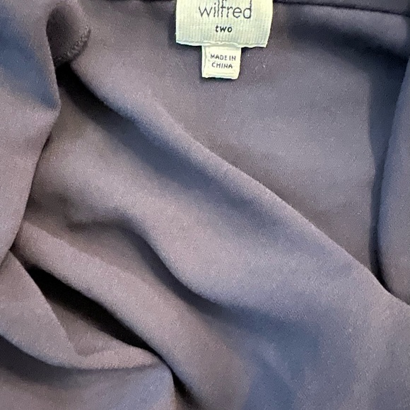 Wilfred Franca Wrap Dress Purple Size 2 - Picture 6 of 6